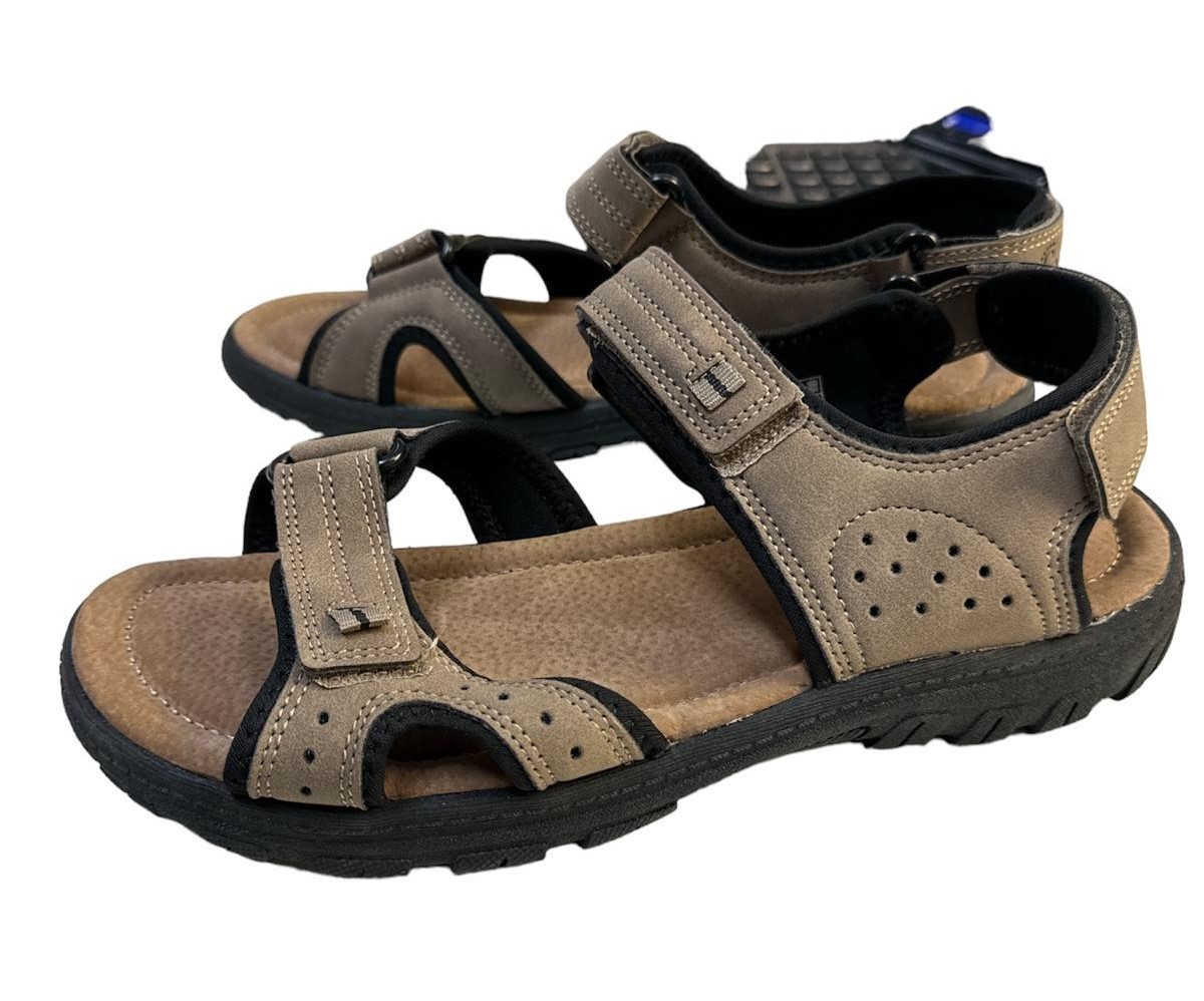 Sandals, Leder, Schnalle, Riemen, Keine Marke