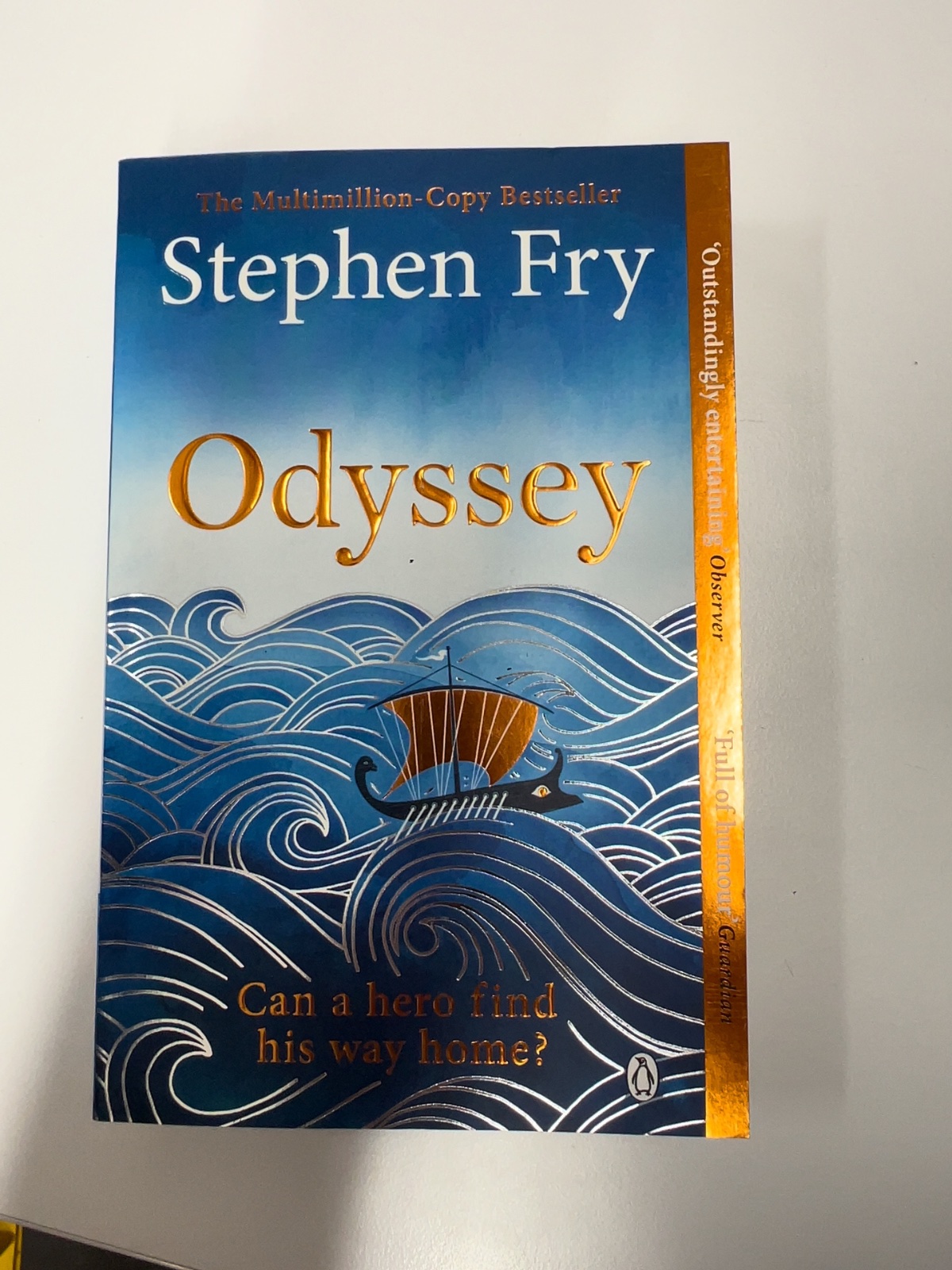 Odyssey, Stehen Fry, Buch, Roman, Hochglanzcover