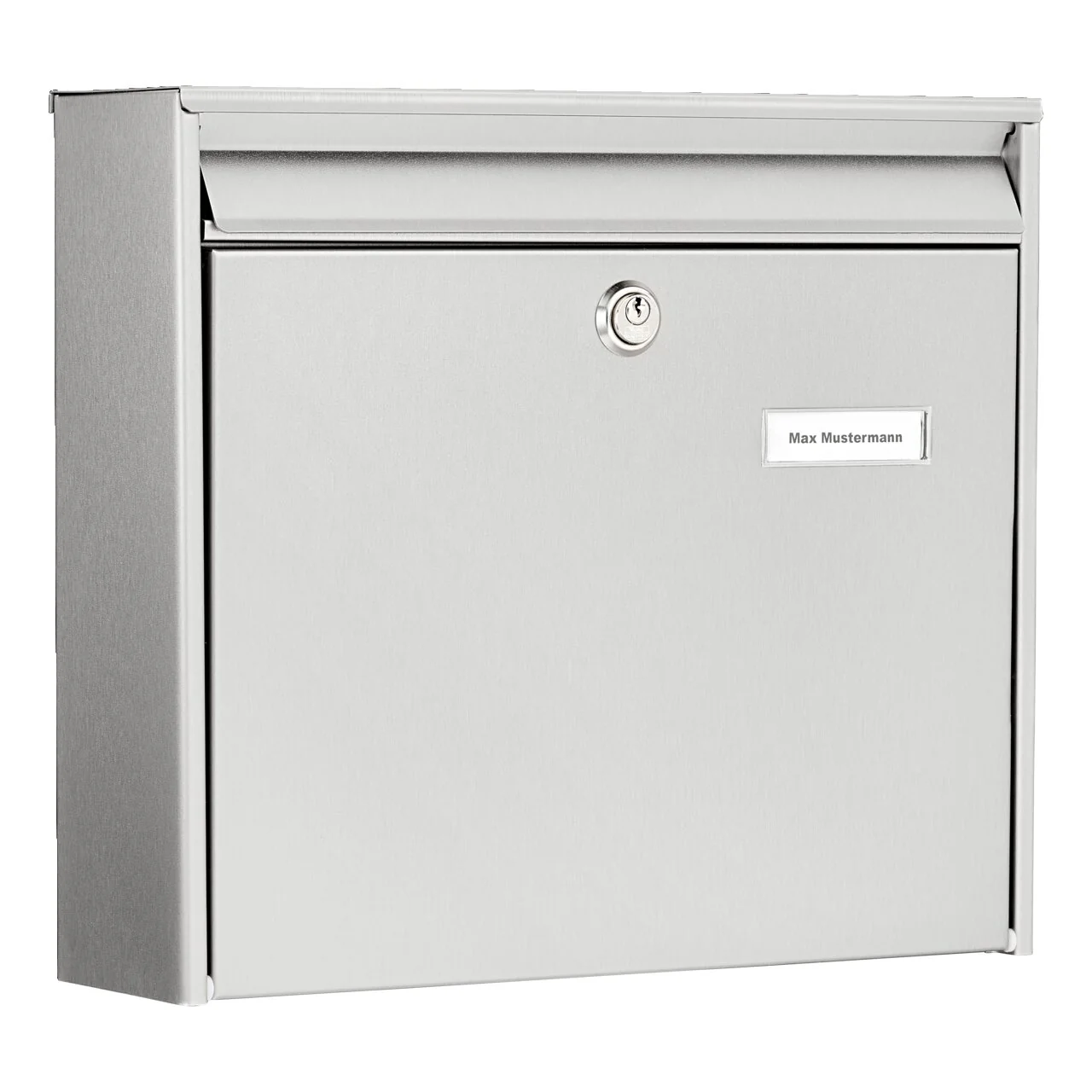 Burg Wächter Briefkasten Borkum silber Edelstahl