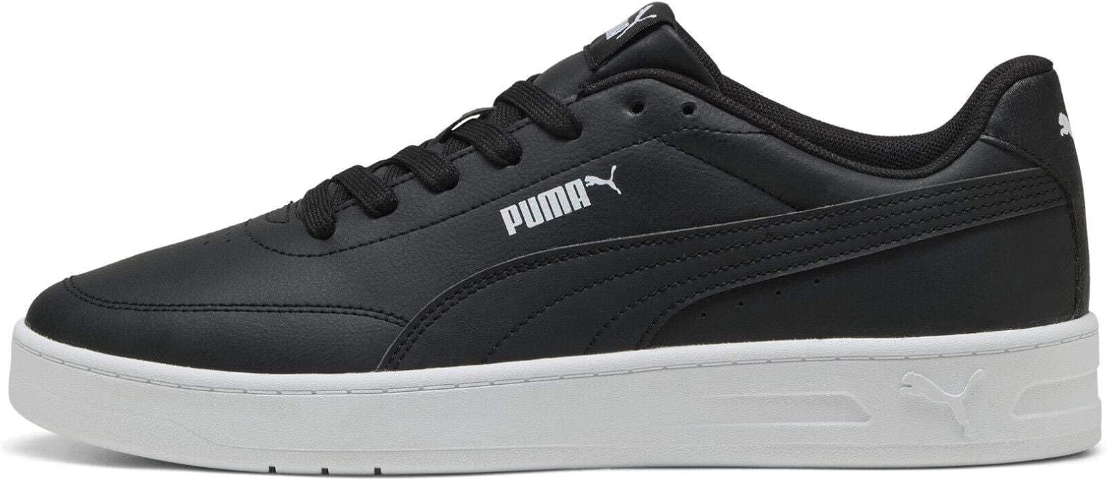Puma Unisex Court Classic CleanSneaker Sportschuhe Sneacker Turnschuhe weiß/schwarz Gr. 44