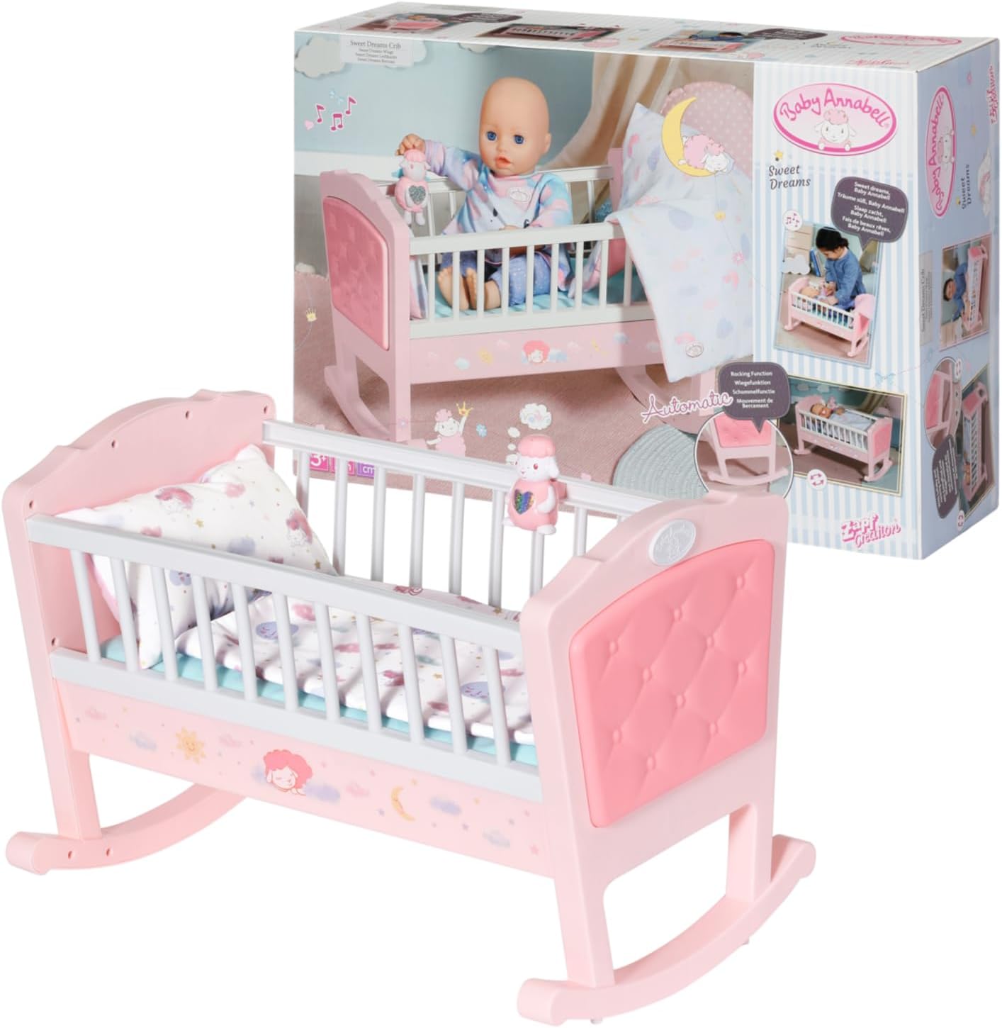 Baby Annabell Sweet Dreams Wiege Puppenbett Puppenwiege