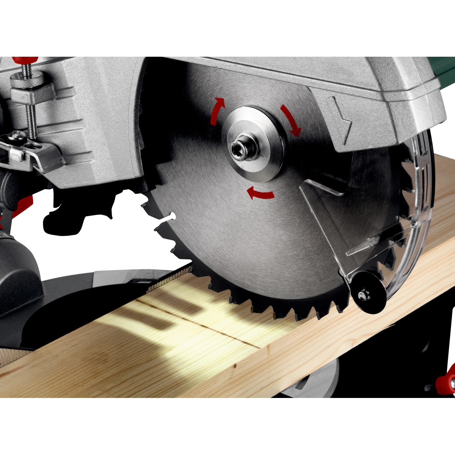 Metabo Kappsäge und Zugsäge KGS 254 M mit Hartmetall Sägeblättern