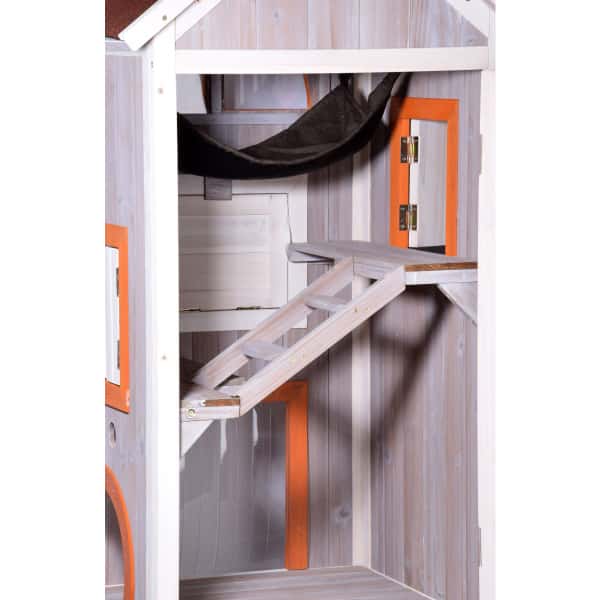 Dobar Katzenhaus aus Holz Fancy Cat