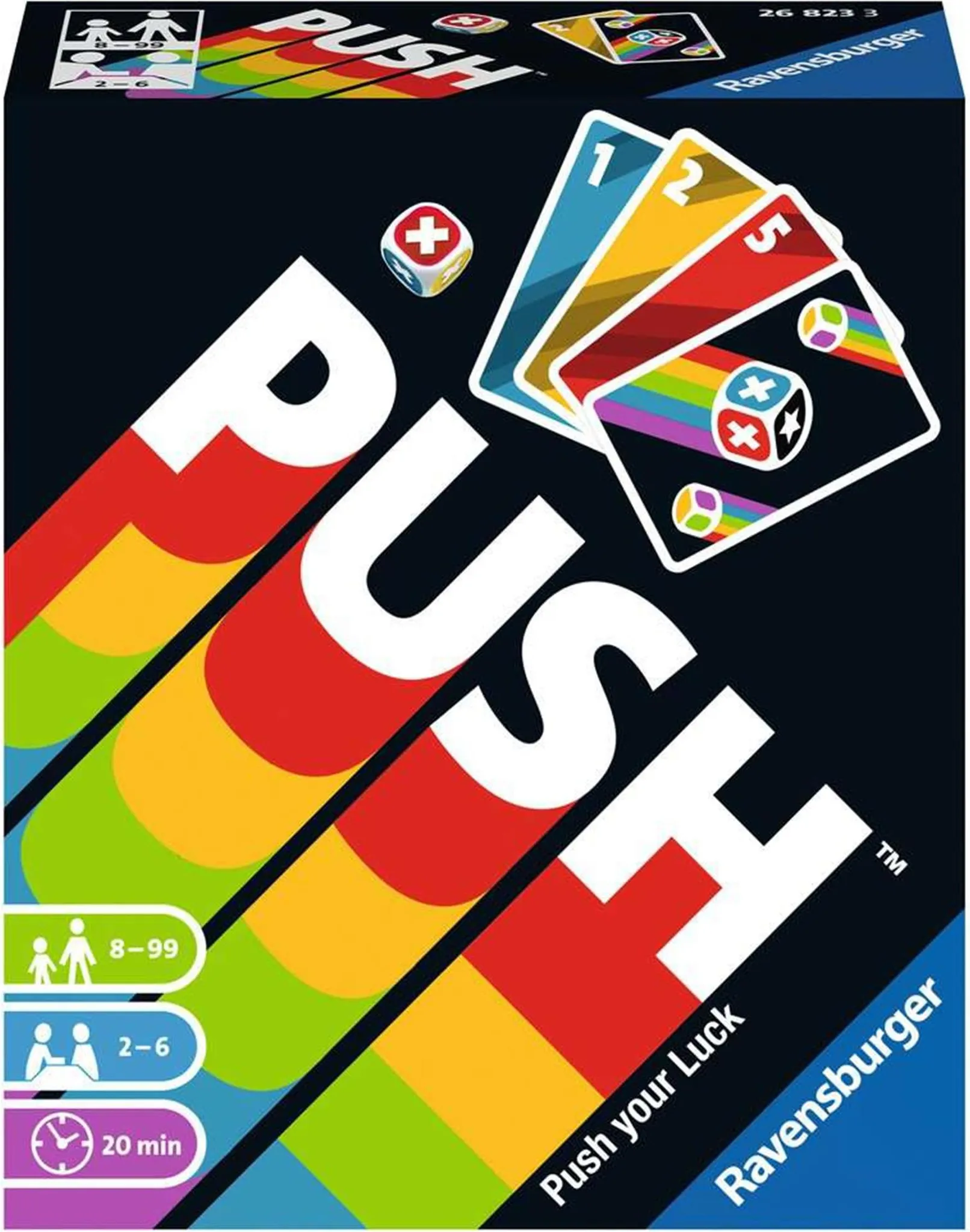PUSH Ravensburger Spiel Kartenspiel Gesellschaftsspiel