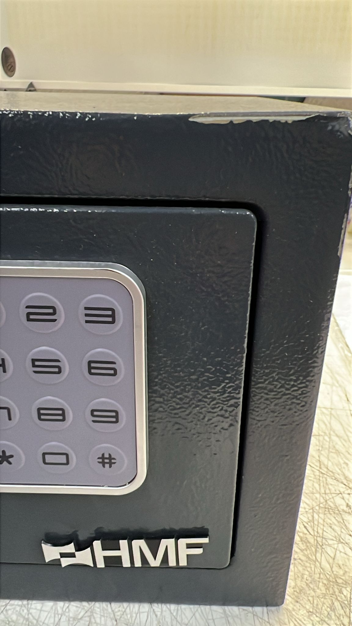 HMF Safe Tresor klein mit Zahlenschloss Möbeltresor #2717
