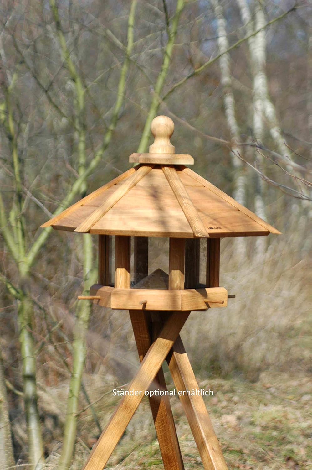 Dobar Vogelvilla Vogelfutterhaus Vogelhaus Futterstation Futtersilo