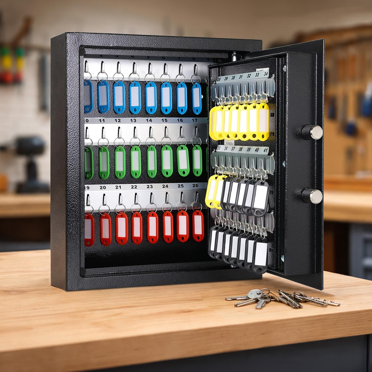 Schlüsselschrank, Sicherheitsschrank, Schlüsselanhänger, Schlüsselorganisator, Schlüsselboard