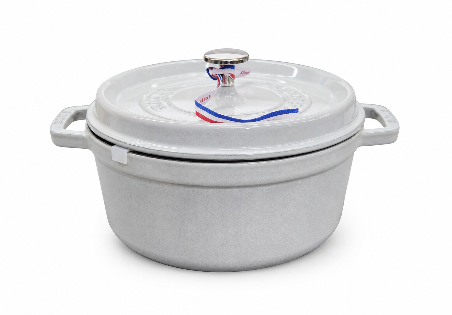staub Bräter 24cm rund Cocotte LA COCOTTE grau