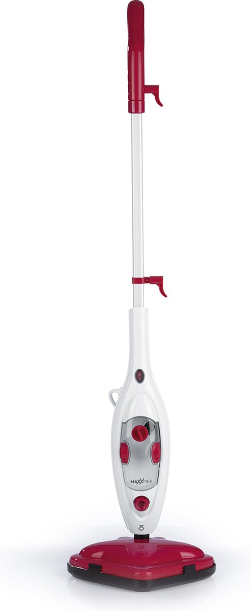 MAXXMEE Dampfbesen 1300W weiß/rot