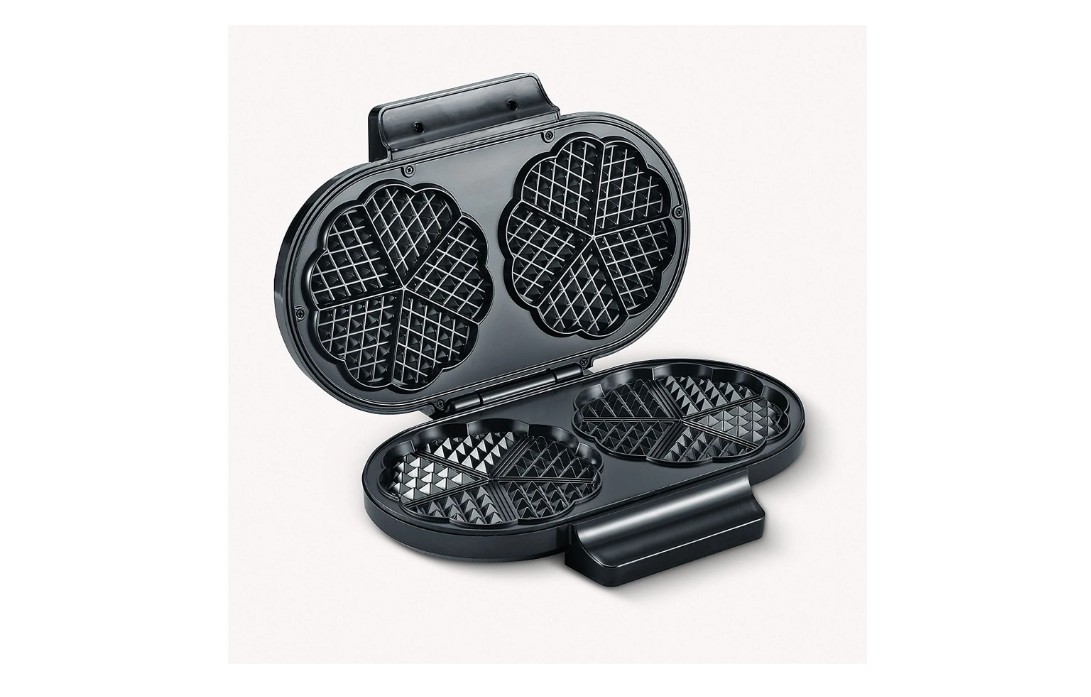 Severin WA 2106 Doppel-Waffeleisen mit manueller Temperatureinstellung Schwarz