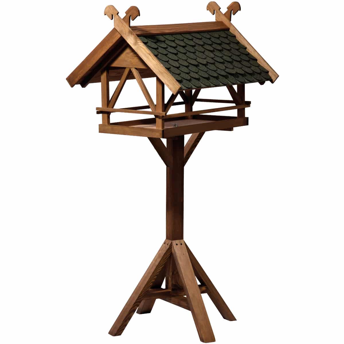 Dobar XXL Vogelhaus Vogelfutterhaus mit Ständer Futterhaus