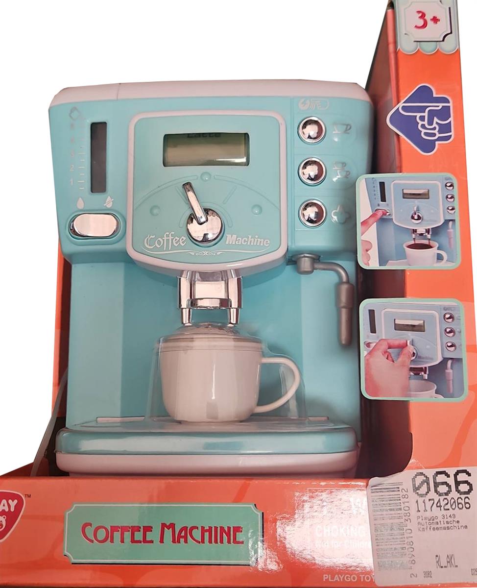 Playgo 3149 Kaffeemaschine Deluxe Espressomaschine Spielzeug