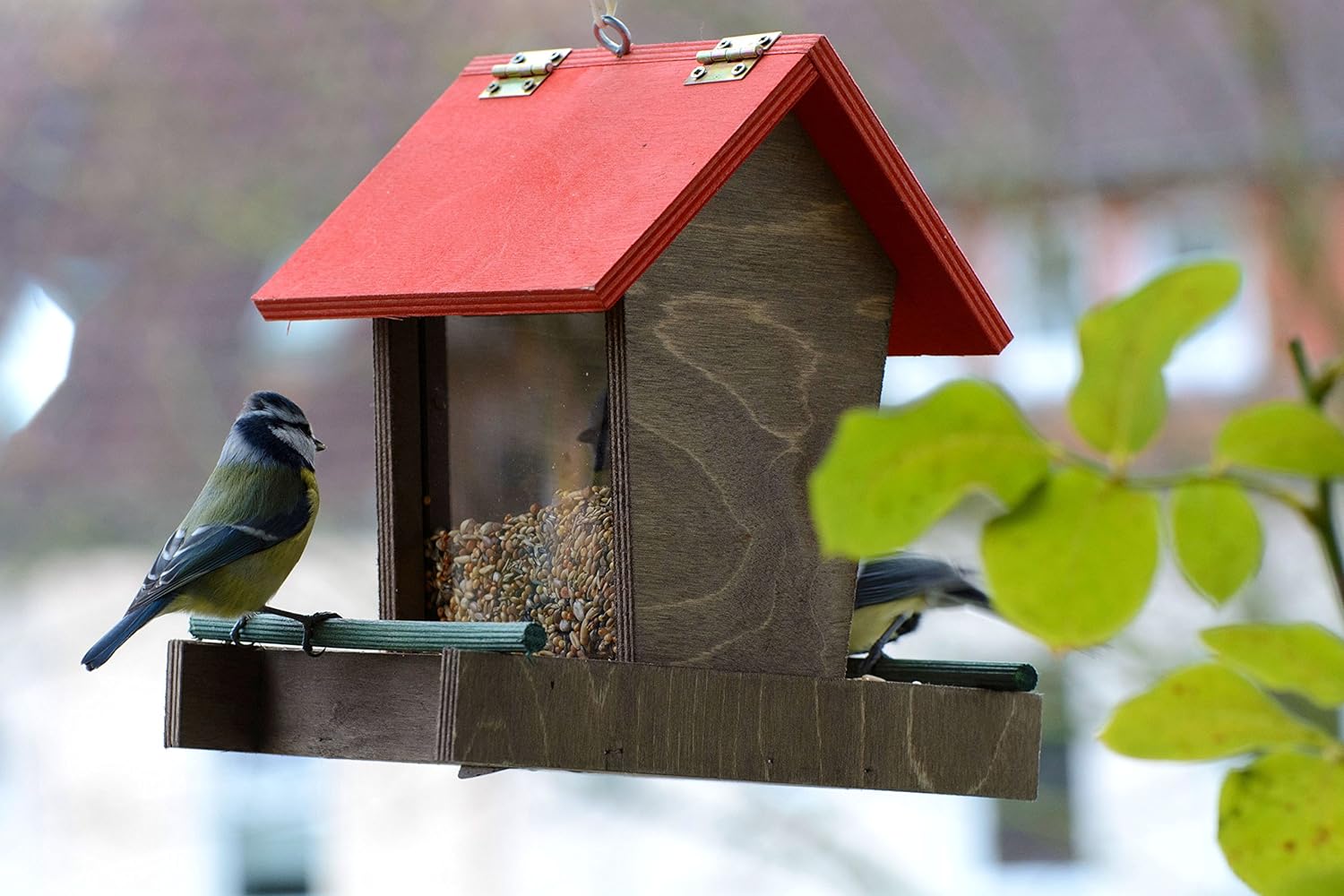 Dobar Vogelfutterhaus hängend Futterstation Wildvögel Vogelhaus #D260
