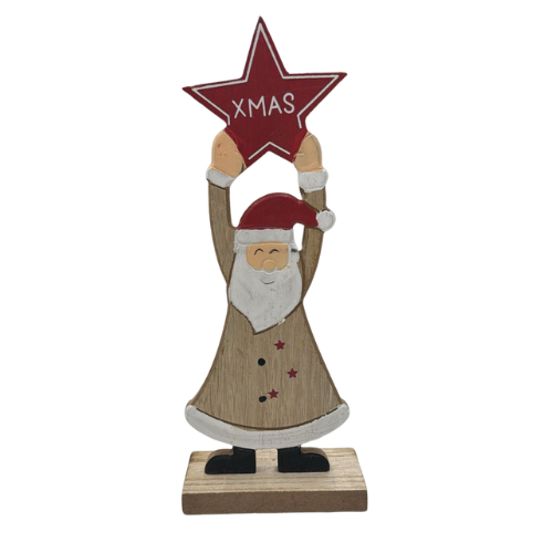 Weihnachtsmann Aufsteller 24x10 cm Wenco