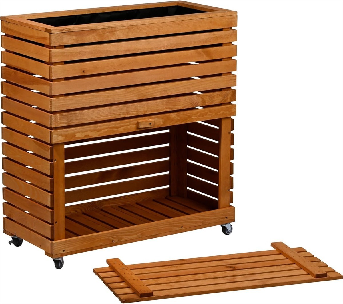 Holzkorb, Holztrage, Holzbox, Wagen, Holzpaletten