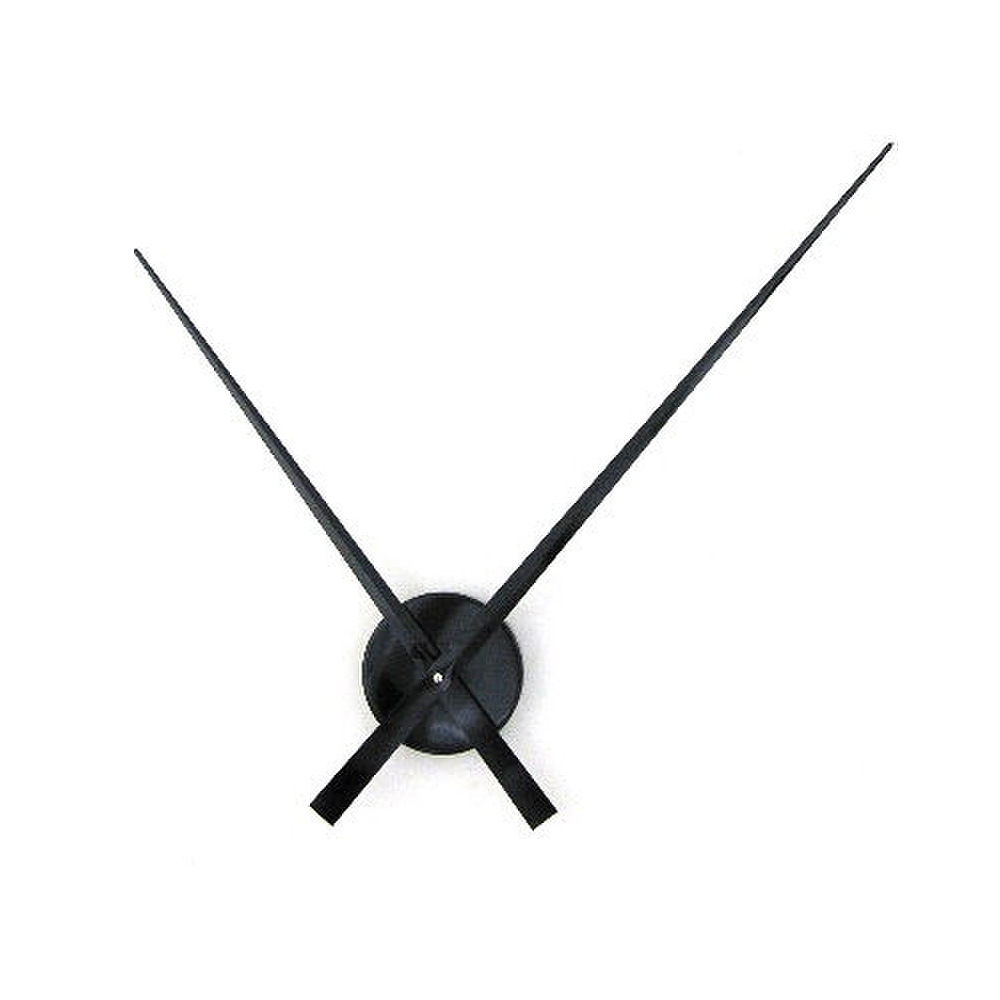 Designer Wanduhr BIG TIME nur Zeiger, ohne Ziffern, Quarzwerk, 50 - 90 cm, Metall