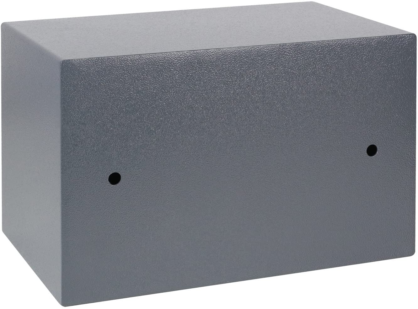 hauptkästchen, metallbox, grau, wandbox, bohrloch