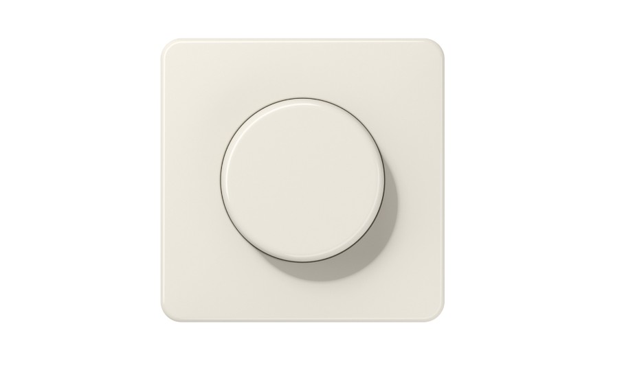 Jung Drehdimmer Abdeckung cremeweiß glänzend CD 1540
