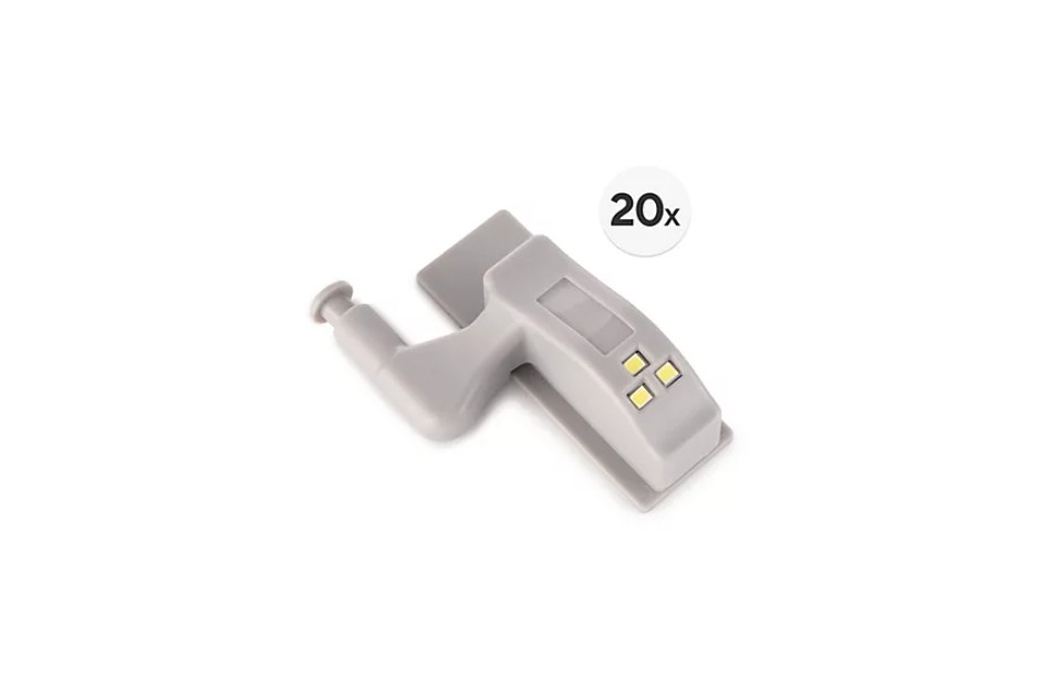 LED, Licht, 20x, Klemmhalter, Module