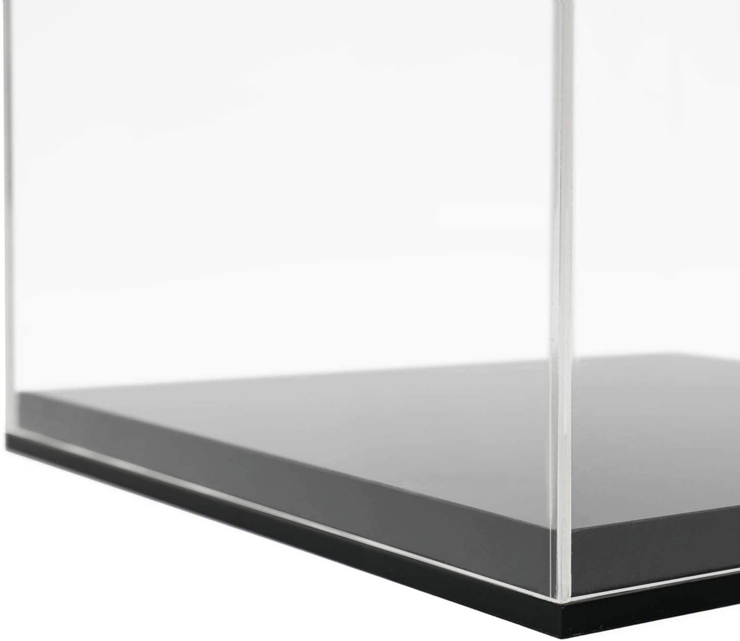 Schaukasten, Glasgehäuse, Vitrine, sichtglas, Sockel schwarz