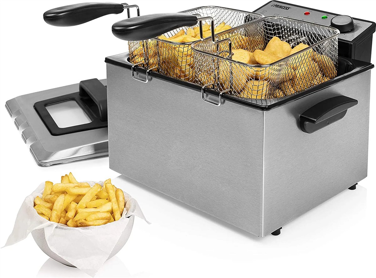Fritteuse, Fettkorb, Fritteusenkorb, Pommes, Frittiergerät