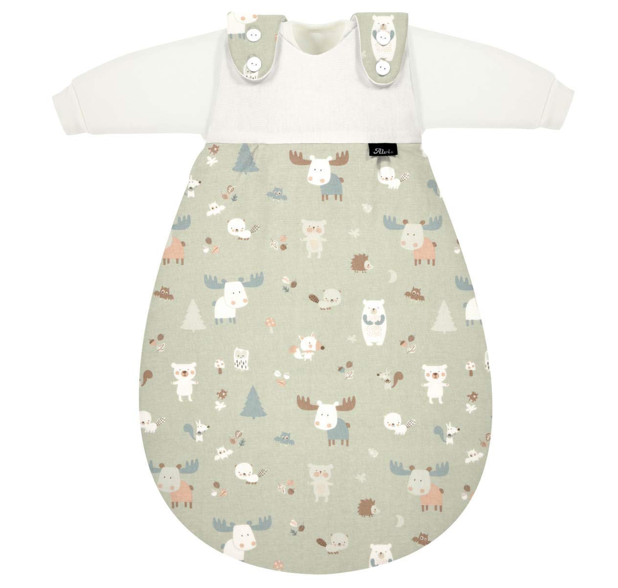 Alvi 423900210 Baby Mäxchen 3tlg. Baby Forest 80/86 TOG 2,5