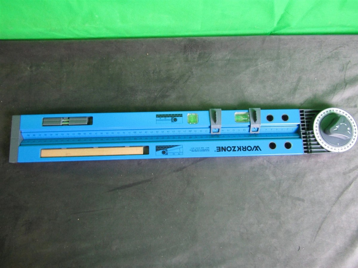Lineal, Winkelmesser, Schienenmeter, Klemmhalter, Torsionsmesser