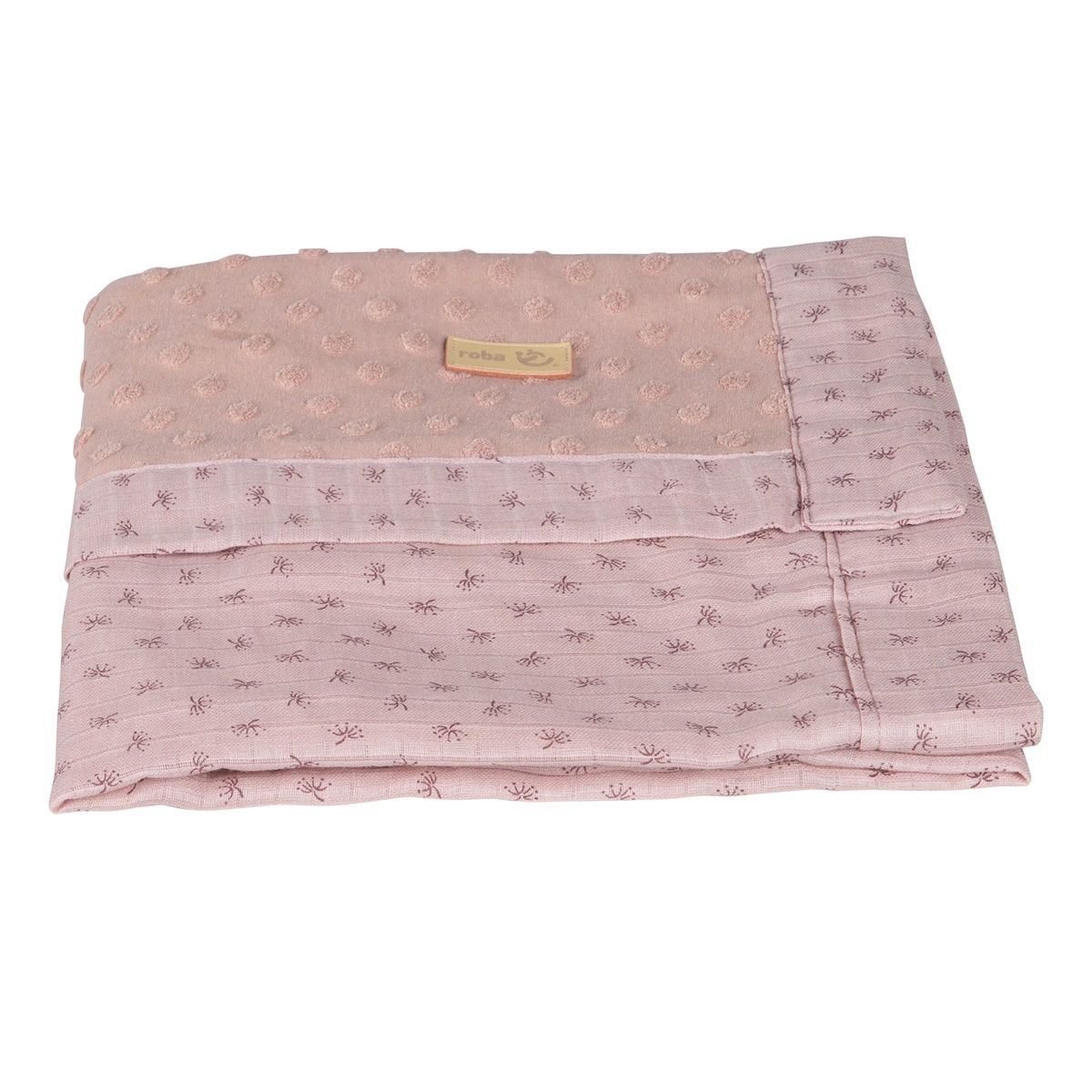 Roba 306111 G226 Kids Babydecke Lil Planet Rosa Mauve 80x80 cm