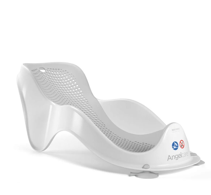 Baby-Badewanne Stuhl, Badewannenstuhl, weiß, Mesh-Rücken, Angellcare
