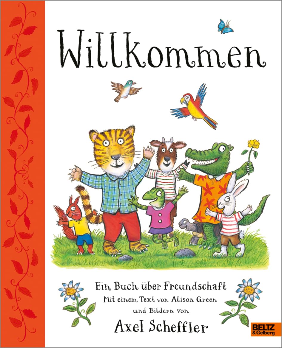 Buchcover, Tierfiguren, Gruppenszene, Kinderbuch, Freunde