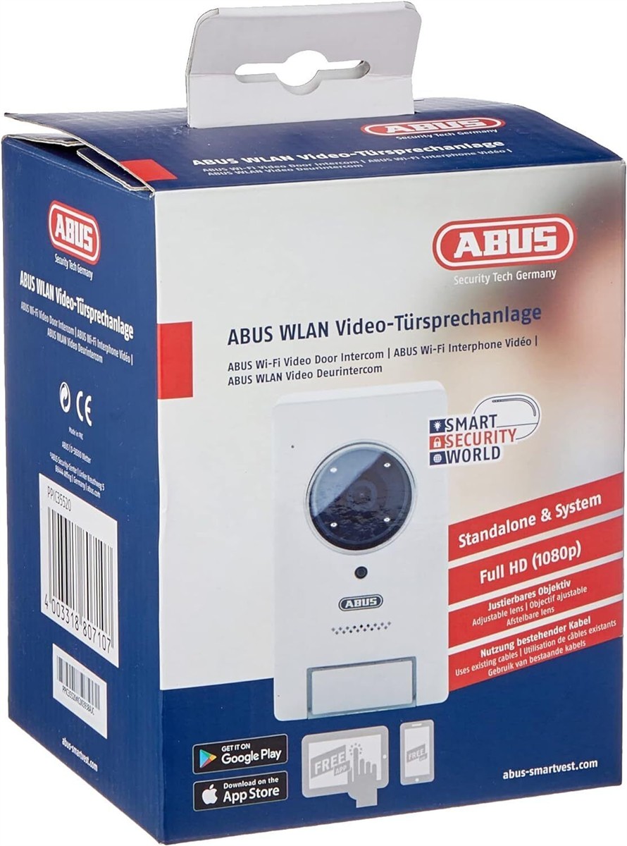WLAN-Video-Türsprechanlage, Video-Türsprechanlage, Stand-alone-System, Full HD (1080p), Kamera-Türspion