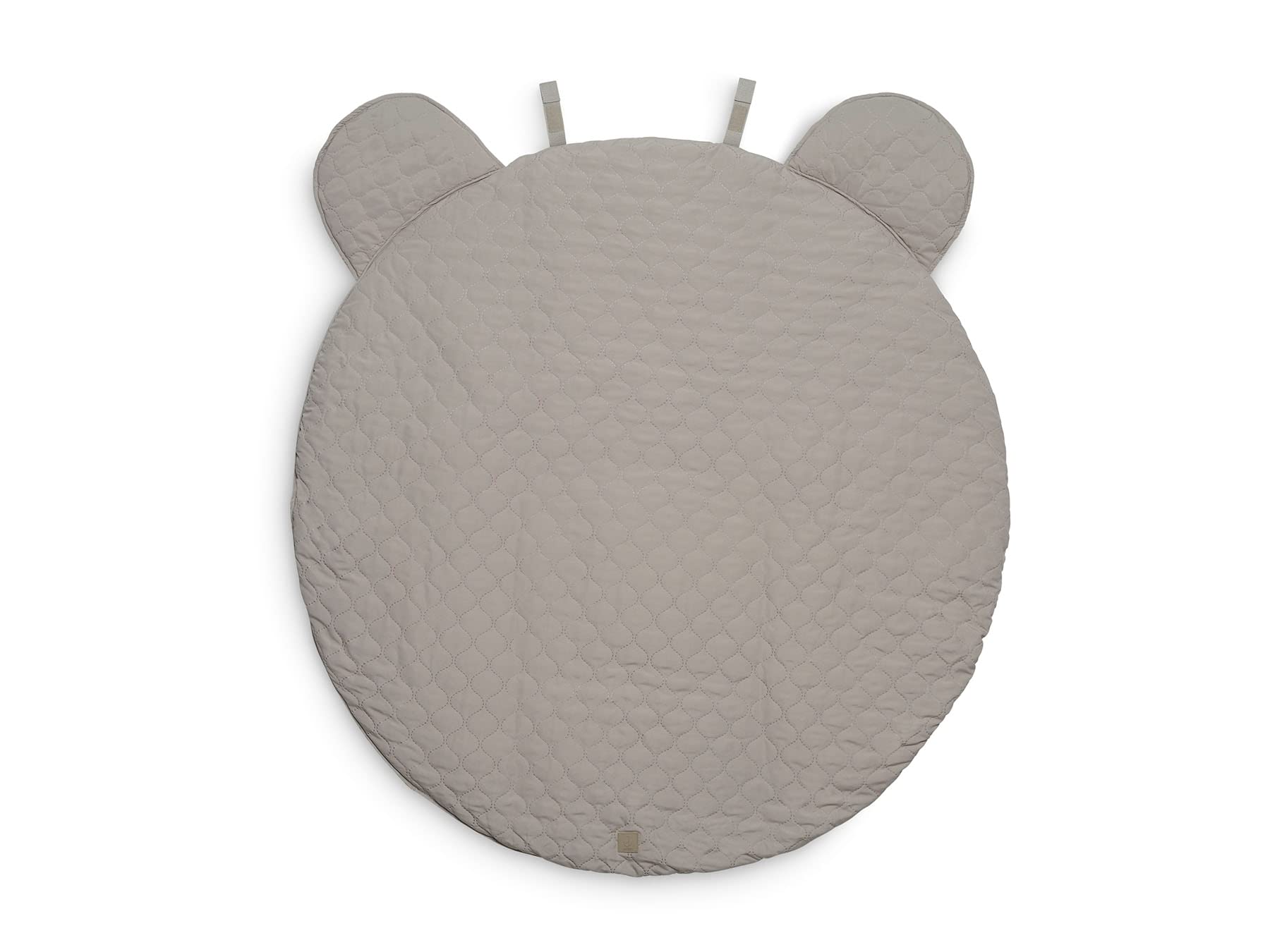Jollein 130 899 00093 Kuscheldecke Baby Ø 110 cm - Nougat Krabbeldecke