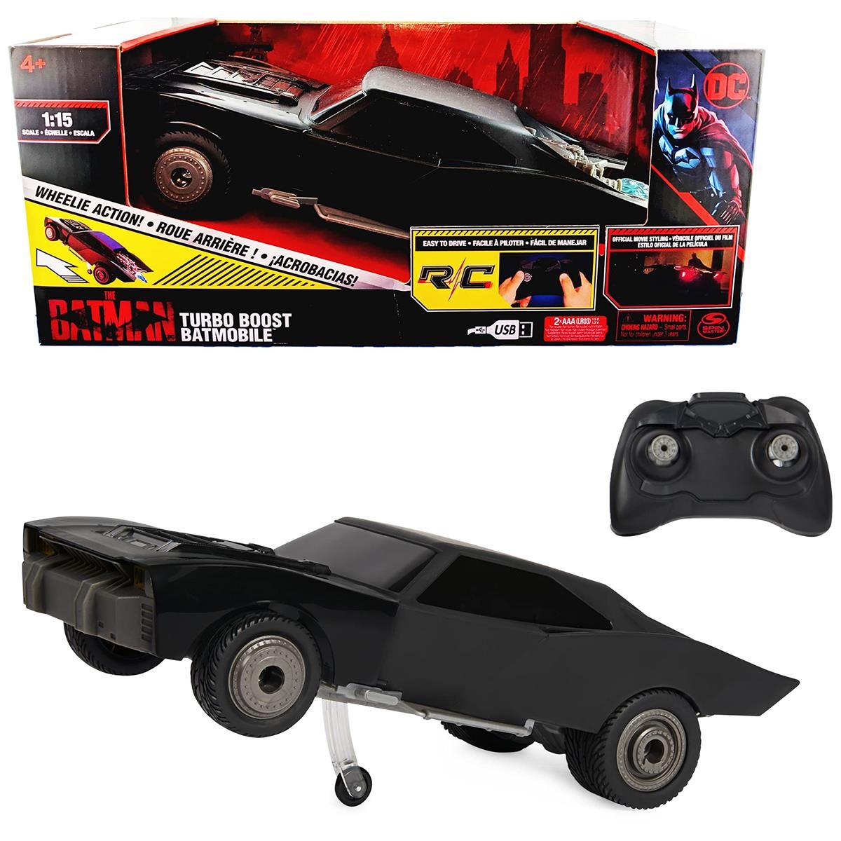 Batmobile, Batmobile toy, RC car, Remote control, Die-cast model