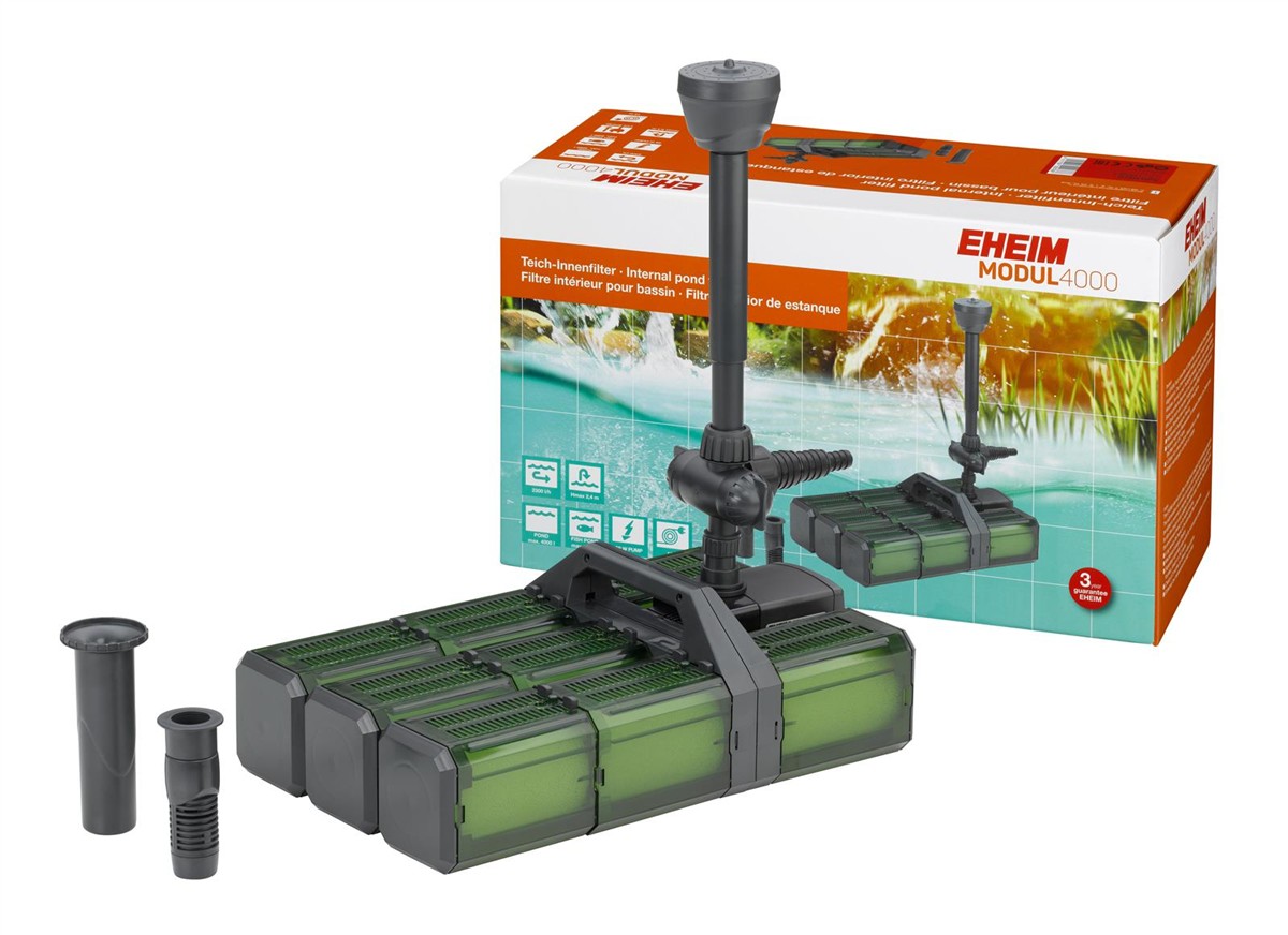 Aquariumfilter, Außen-Teichfilter, Eheim Modul 4000, Modulfilter, Teichpumpen-Kit