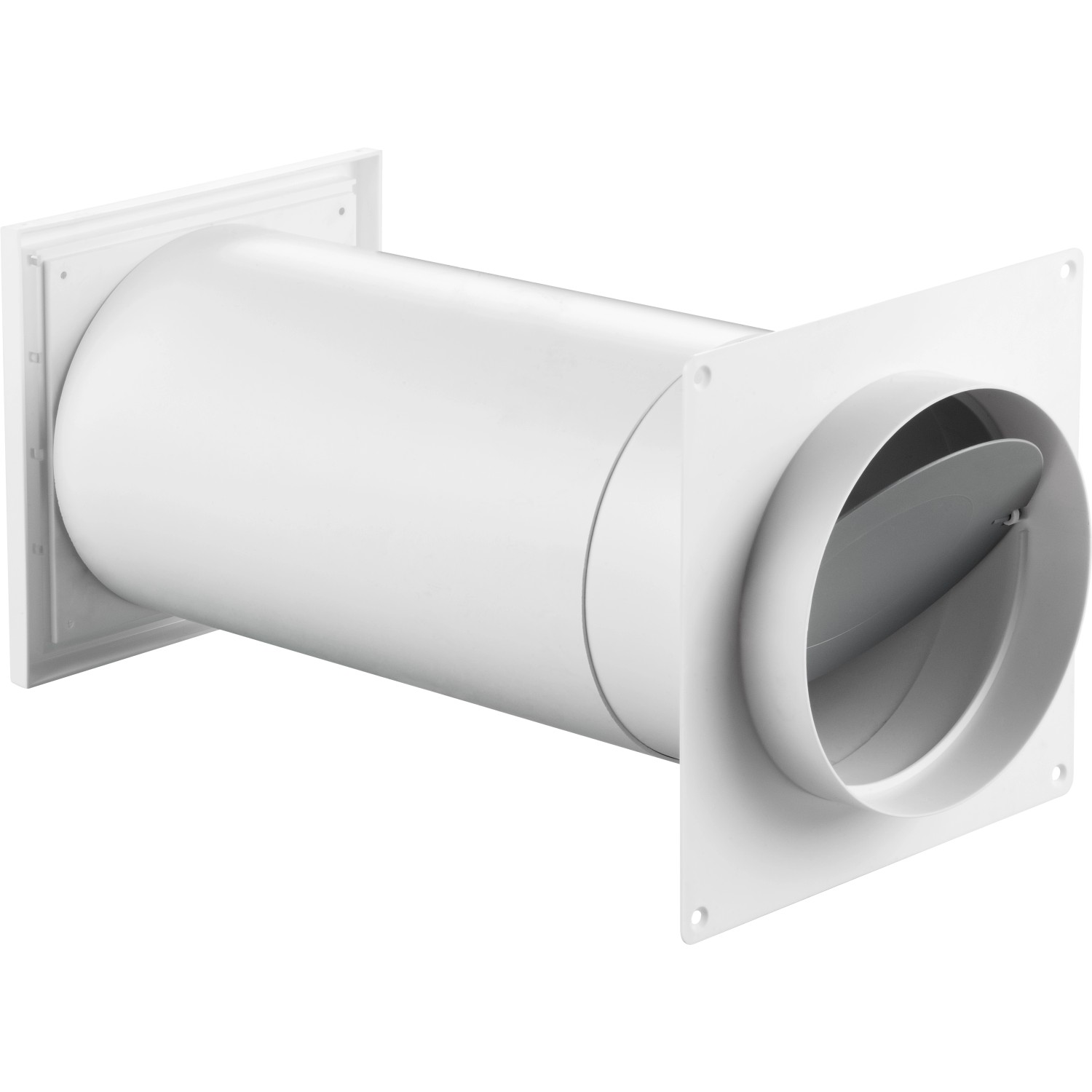 Teleskop Mauerkasten Rundrohranschluss System 150