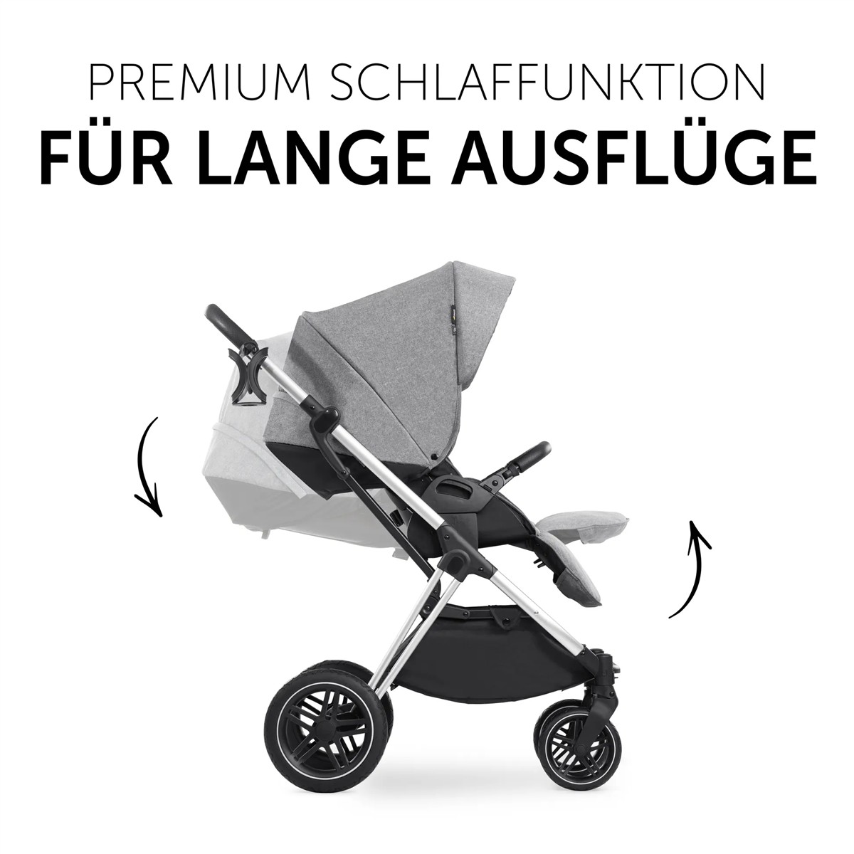 Hauck Vision X Set Kinderwagen Buggy umbaubar Kindertransport