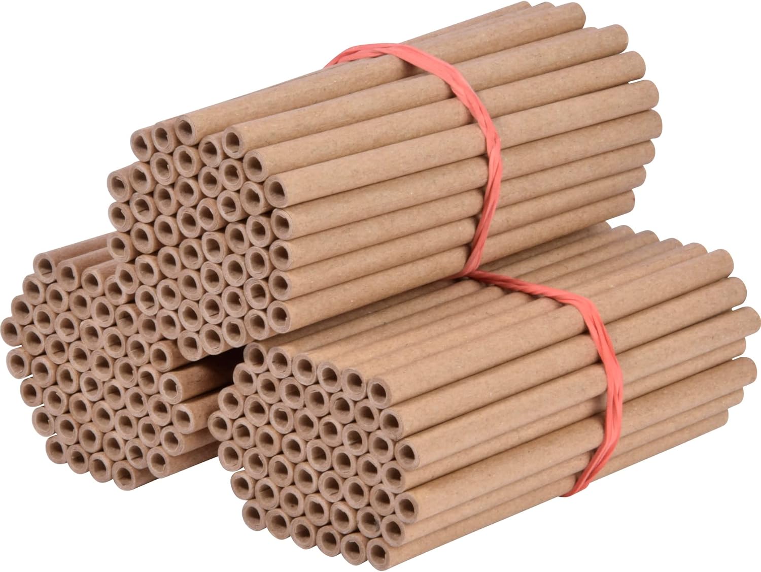 dobar Pappröhrchen 450er Set - Füllung für Bienenhotels aus 100% recyceltem Altpapier - Wildbienen Nisthilfen Papphülsen Made in Germany - inkl. Wildblumenmischung - Ø8 Ø6 Ø4 mm & 12 cm lang