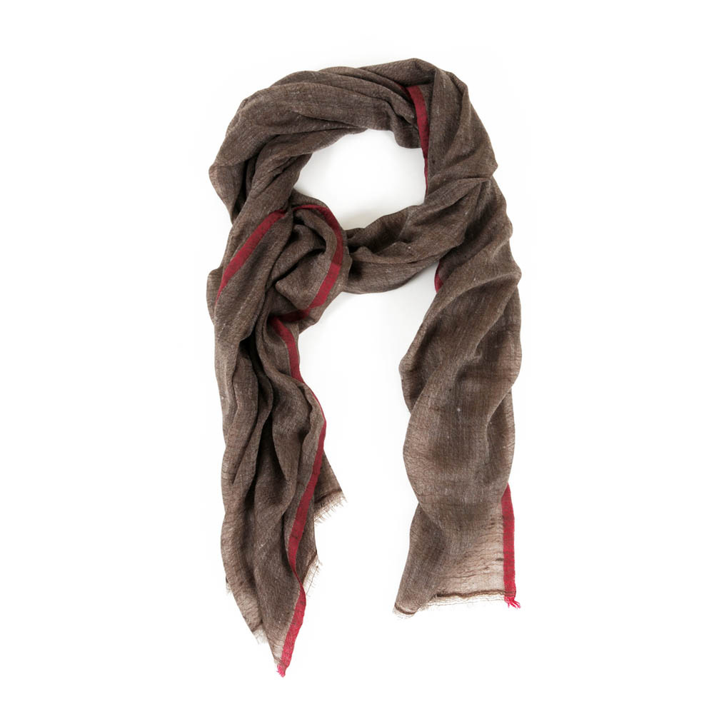 Designerschal, Schals für Damen und Herren aus Kaschmir, Leinen oder Wolle/Seide, Unisex
