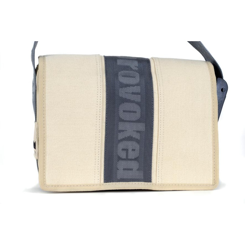 HAB & GUT (E402V) Messenger Bag Mini-PROVOKED, aus Segeltuch mit Verschlusslasche oder Klettbandvers