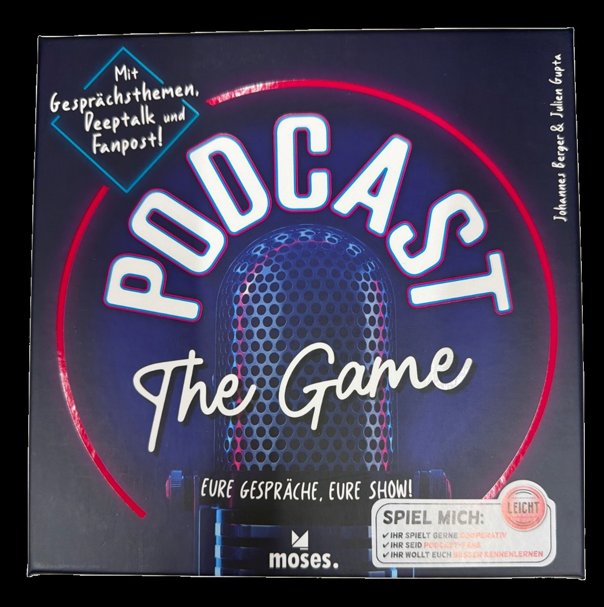 Lautsprecher, Mikrofon, Podcasts, The Game, Box