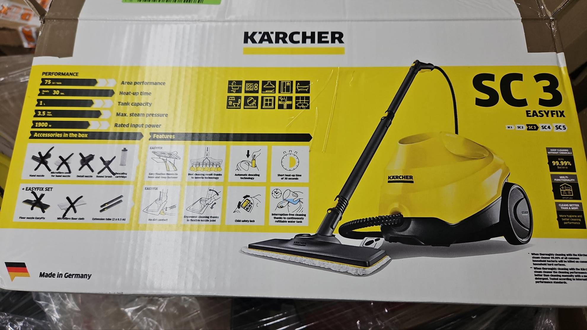 Kärcher Dampfreiniger SC 3 EasyFix #E585