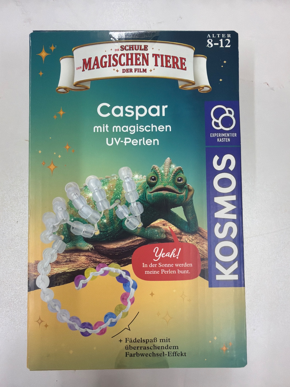 KOSMOS Die Schule der magischen Tiere – der Film: Caspar mit magischen UV-Perlen, Experimentierkasten