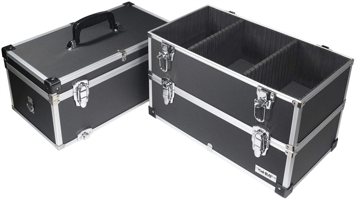 flight case, tool case, aluminium frame, black case, latching hardware