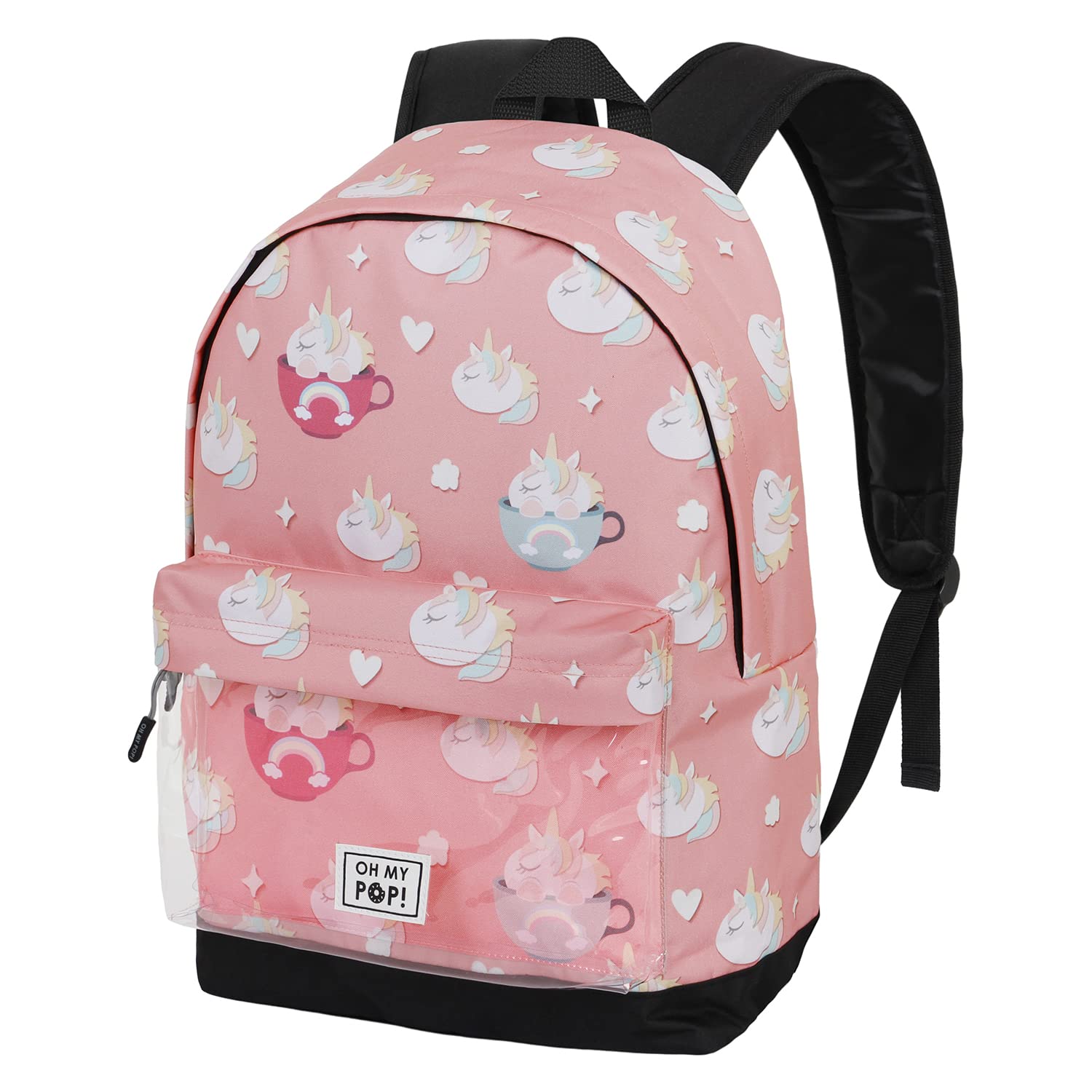 Karakctermania 5624 Oh My Pop! Cupnicorn-Clear HS Rucksack, Rosa Freizeitrucksack