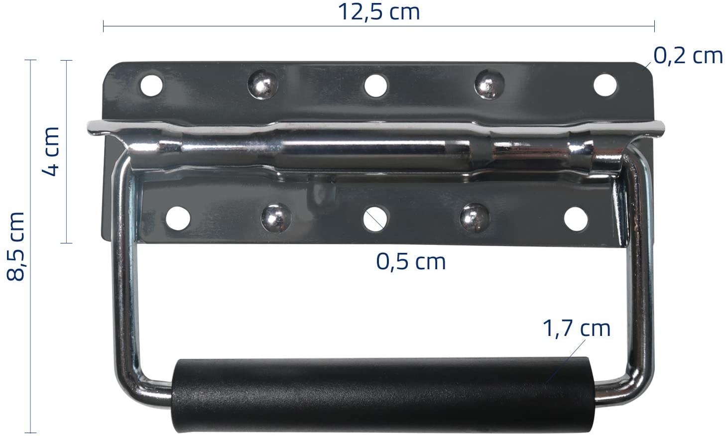 HMF 2x Klappgriff für Kisten