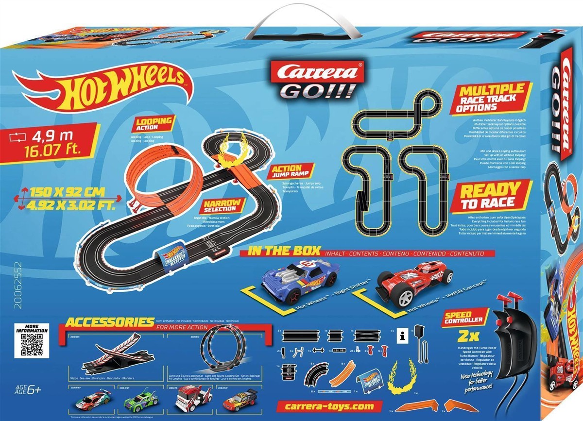 Hot Wheels, Rennbahn, Spielzeugauto-Set, Rennstrecke, Zubehör