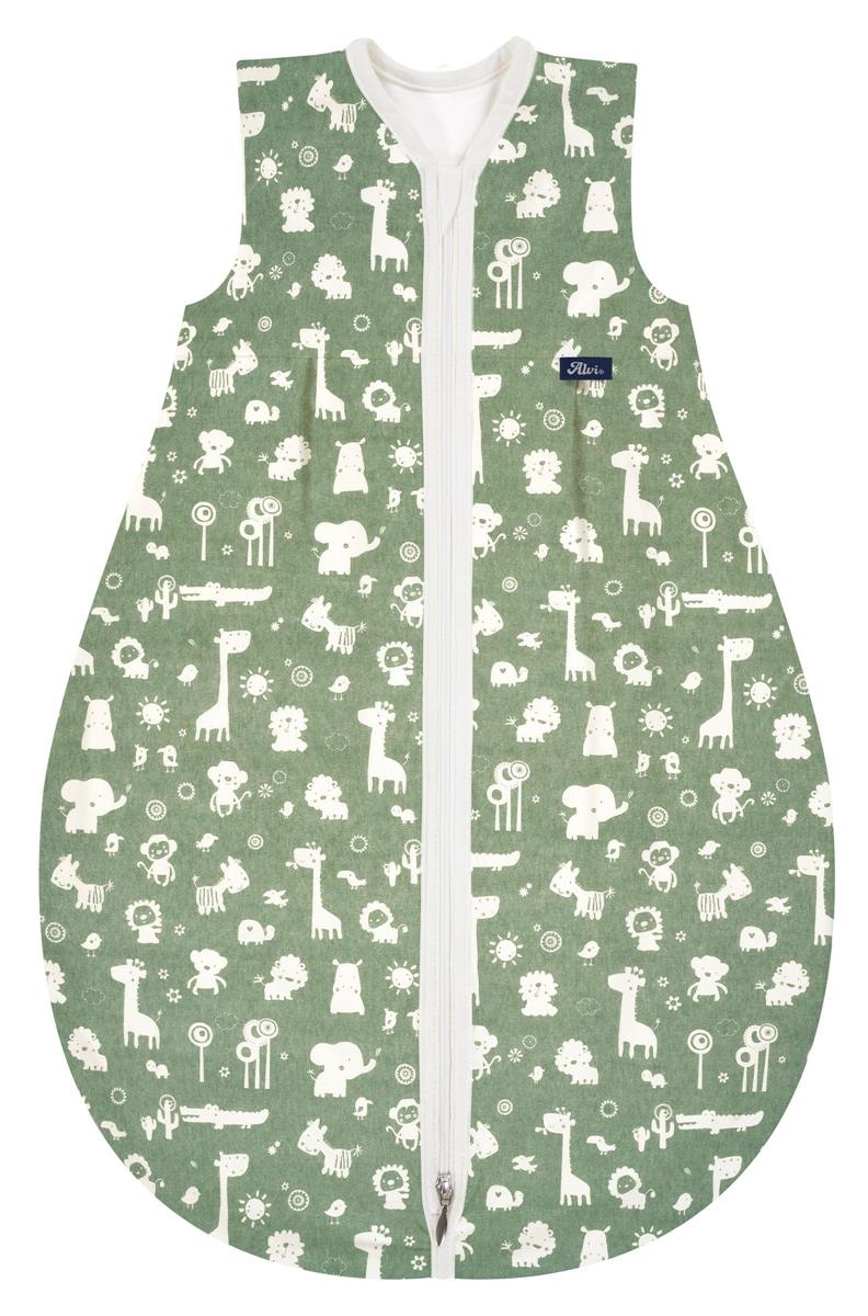 Alvi 424450603 Schlafsack Baby Mäxchen Light Kinder-Schlafsack ärmellos, Sommerschlafsack, Außensack 110 cm TOG 0,5