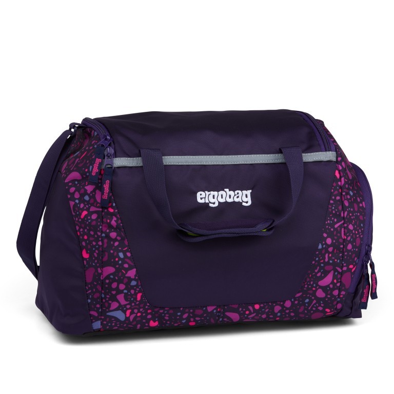 ergobag ERG DUF 002 A03 Passeur (Nos) Sporttasche mit Nassfach, 20 l, Einheitsgröße, Pferdebär - Dunkelblau, Hut