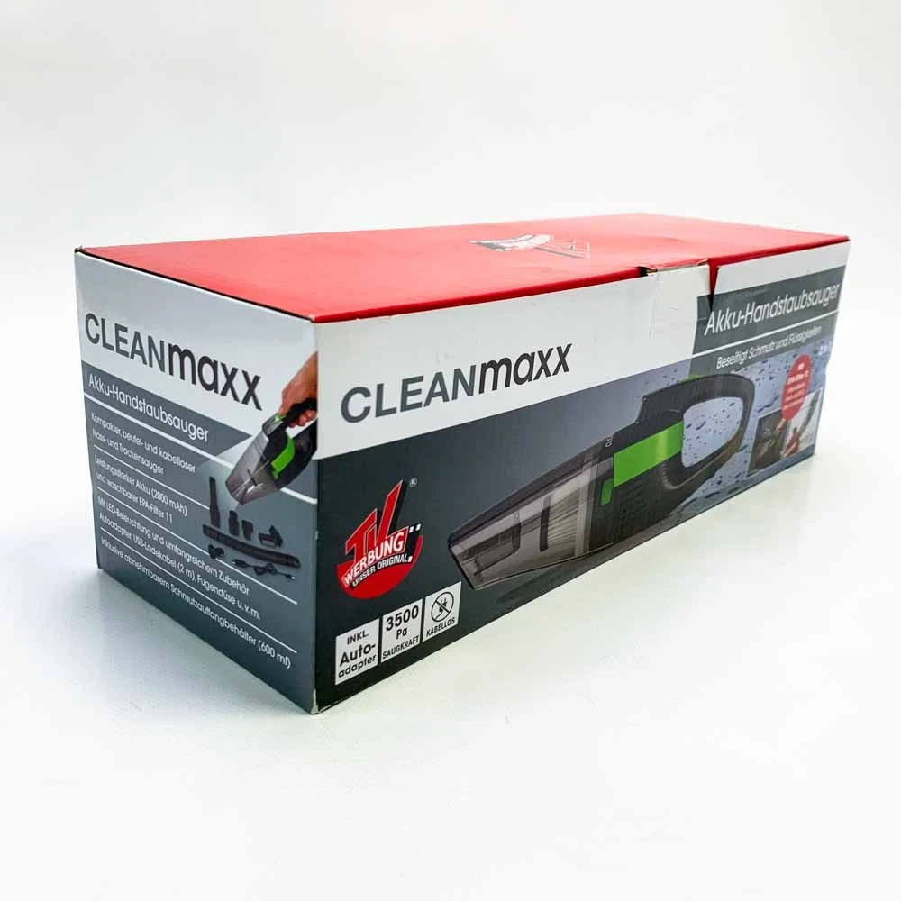 MAXXMEE Cordless Handheld Vacuum Cleaner Removes Dirt & Absorbs Liquids