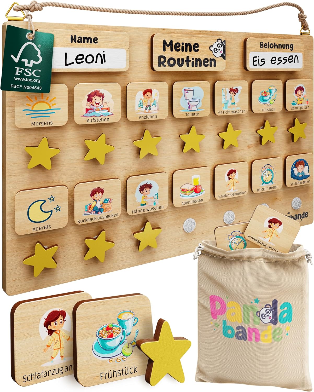holzboard, erinnerungstafel, kinderplan, magnettafeln, sternsymbole